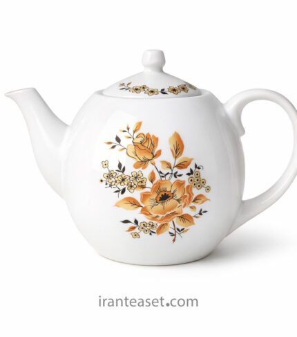 قوری گل سیمین (رویال) طلایی